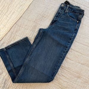 Free Assembly High Rise Wide Leg Jeans 4